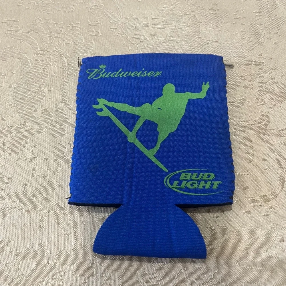 Budweiser Can Cooler Unisex OS Blue Good Get In Your Element Bud Light Koozie